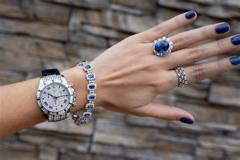 4 Majestic Matching Rolex Watches And Gemstone Jewelry Sets