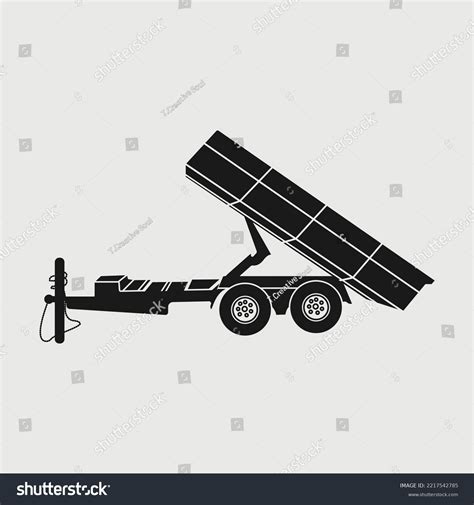 Flatbed Gooseneck Trailer Images Stock Photos Vectors Shutterstock