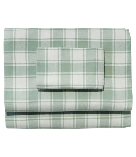 Ultrasoft Comfort Flannel Sheet Set Check Sheets At Llbean