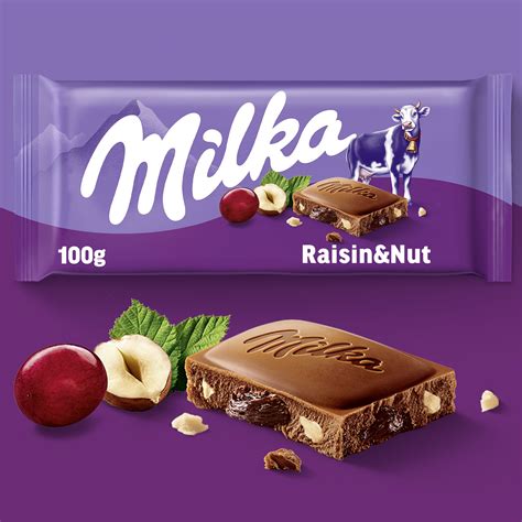 Milka Czekolada Mle Z Rodzynkami I Orzechami 100g Sklep KupSlodycze