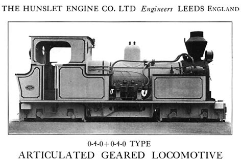 The Hunslet Geared Locomotive