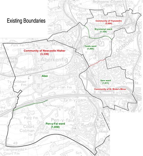 Ynysawdre Community Council Boundary Changes