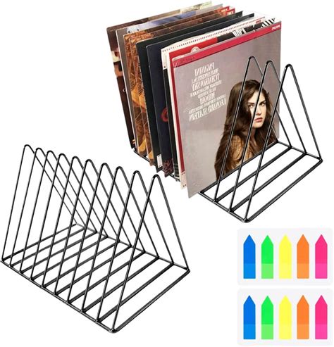 AFASOES 2 Pack Magazinständer Zeitschriftenständer 9 Steckplätze