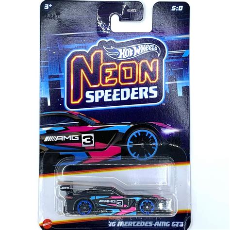 風火輪 Hot Wheels 霓虹系列 NEON 16 Mercedes AMG GT3 蝦皮購物