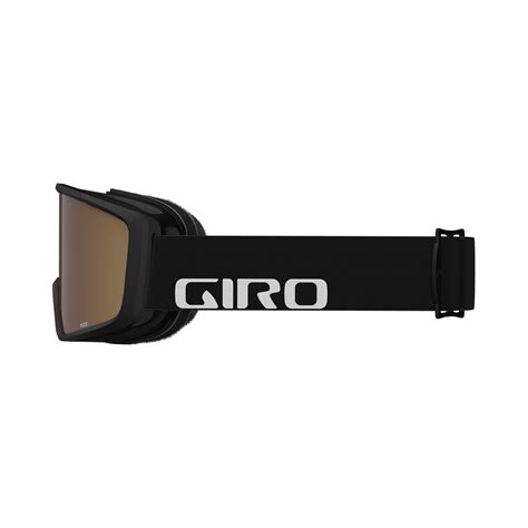 Giro Index 2 0 Basic Skibrille Black Wordmark Amber Rose S2