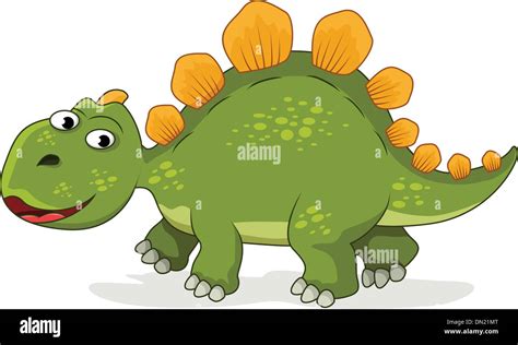 Dibujos animados de dinosaurios feliz fotografías e imágenes de alta