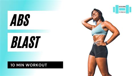 Minute Abs Blast Abs Workout No Equipment Giovana Fitness