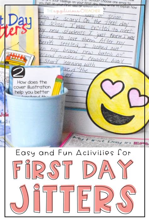 first day jitters activities 2 - The Applicious Teacher