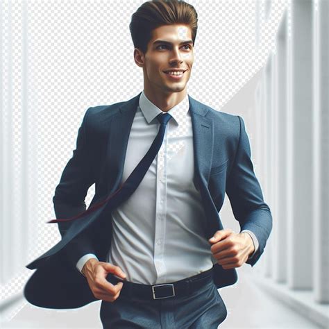 Premium Psd Hyperrealistic Vector Illustration Model In Business Suit