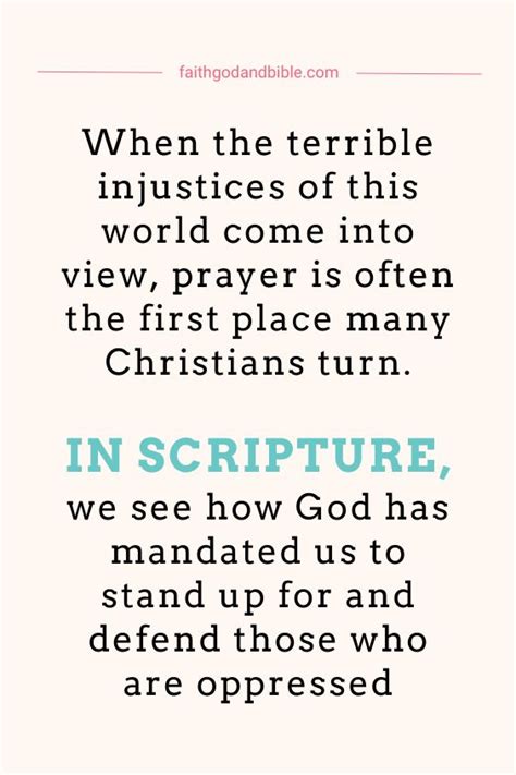 How Can Christians Fight Injustice?