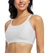 Amazon Baleaf Women S Swim Bra Modest High Neck Bikini Tops Quick Dry Upf Bathing Suit
