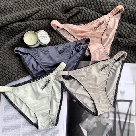 1 5 Pack Lot Womens String Bikini Panties Satin Thongs Underwear