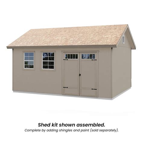 Handy Home Scarsdale 12 Ft W X 16 Ft D Wood Storage Shed Wayfair