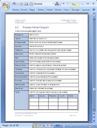 Business Process Design Templates – MS Word, Excel + Visio – Templates, Forms, Checklists for MS ...