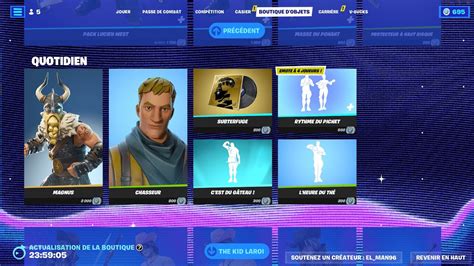 New Boutique Fortnite D Aujourd Hui Janvier Boutique Du