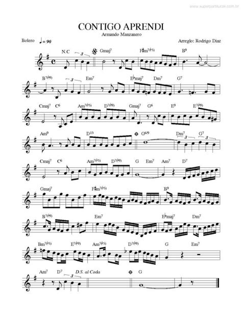 Sheet Music With The Words Continoo Aprendi