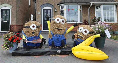 Genius Scarecrow Competition Attracts Thousands To Village Look