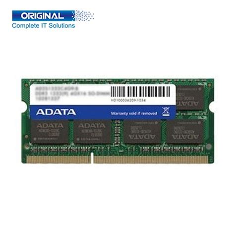 Adata 4GB DDR3 1333MHz Laptop RAM | Original Store Ltd.