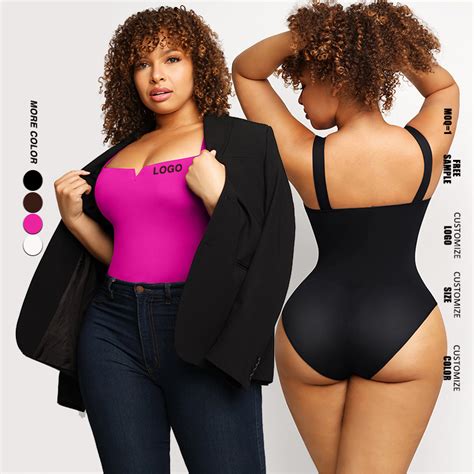 Attractive Streetwear Compression Bodysuit Shapewear For Women Tummy