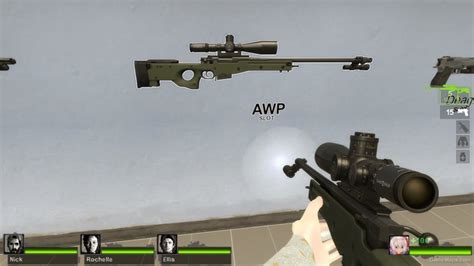 Css Hidden Awp Improved Hq Model V8 Mod For Left 4 Dead 2