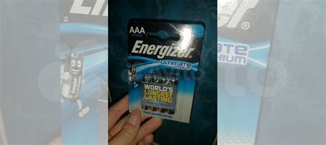 Батарейки Energizer ultimate lithium AAA купить в Москве | Электроника ...