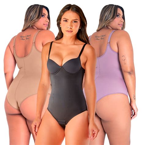 Body Modeladora Cinta Vi Lingerie Compress O M Dia Duplo Refor O Bojo Casquinha Shopee Brasil
