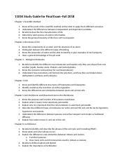 Final Exam Study Guides Docx K Study Guide For Final Exam