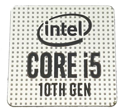 Naklejka Intel Core I5 10th Gen 18x18mm 1 W Bydgoszcz Sklep Opinie Cena W Allegropl