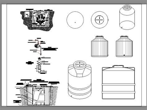 Tanque Rotoplas En Autocad Descargar Cad 9799 Kb Bibliocad