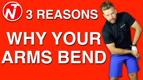 Why Your Arms Bend Golf Tips Lesson 197 Youtube