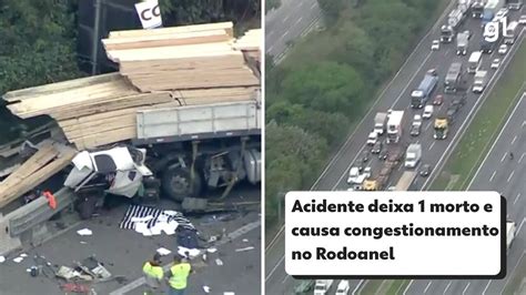 Acidente Entre Carreta E Caminh O Deixa Um Morto No Rodoanel Em Sp