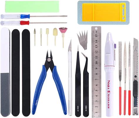 Amazon Qovydx 28Pcs Gundam Tools Kit Gunpla Tool Set Bandai Tool