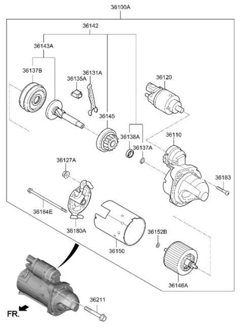 Starter 2021 Hyundai Elantra Korean Made