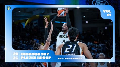 Kahleah Copper Full 2023 Season Highlights Chicago Sky YouTube