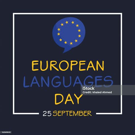 European Day Of Languages Stock Illustration Download Image Now