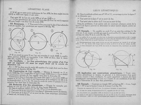 Manuels anciens Lebossé Hémery Algèbre Arithmétique et Géométrie