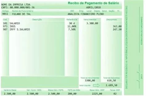 Modelo Editável Holerite Contracheque Excel Preenchido à venda em