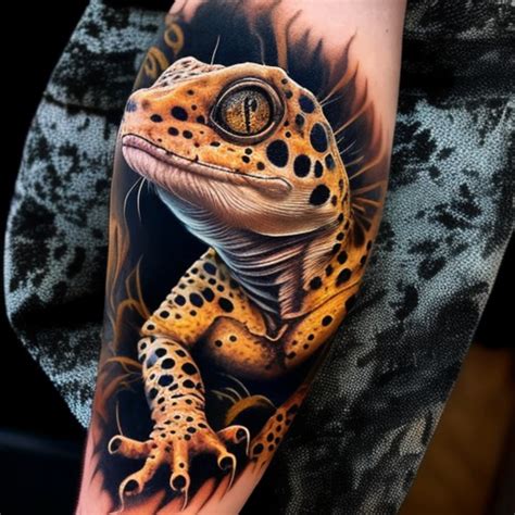 53 Leopard Gecko Tattoo Ideas - TattooClue.com