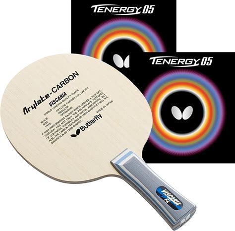 Amazon Butterfly Viscaria Pro Line Ping Pong Racket Featuring