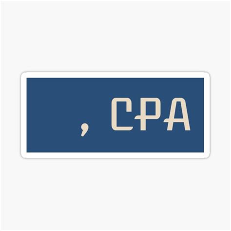 Cpa Label Cpa Sign Cpa Title Cpa Design Sticker By Xsunsystems