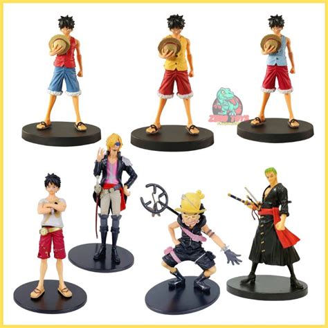 Jual Action Figure Anime One Piece Luffy Roronoa Zoro Usop Koleksi