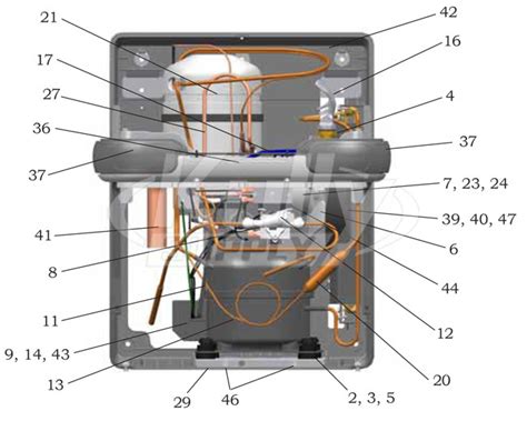 Halsey Taylor HTV(WF) Parts Breakdown | DrinkingFountainDoctor.com