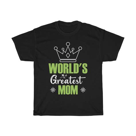 Worlds Greatest Mom Tshirt By Teebudget Medium