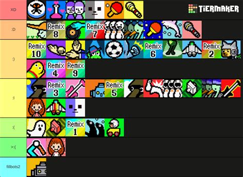 Rhythm Heaven Ds Minigames Tier List Community Rankings Tiermaker