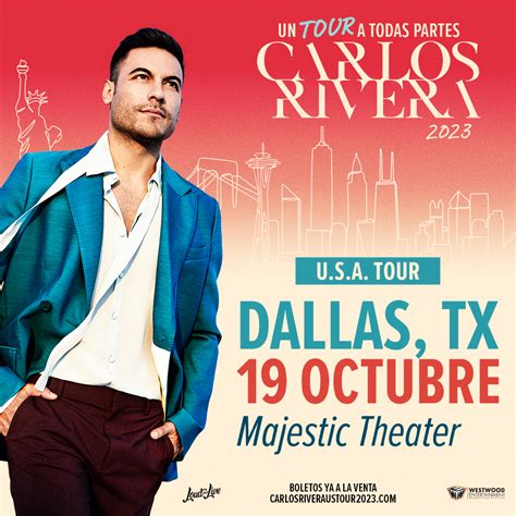 Carlos Rivera | Un Tour a Todas Partes – Dallas – Promotionsvip.com