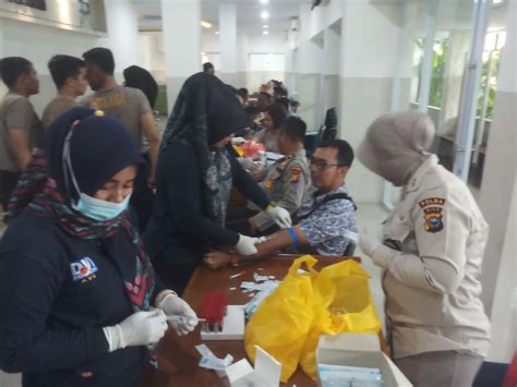 Jelang Pengamanan TPS Bid Dokkes Polda Riau Gelar Pemeriksaan