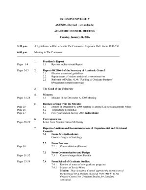 Fillable Online AGENDA Revised See Addenda Fax Email Print PdfFiller