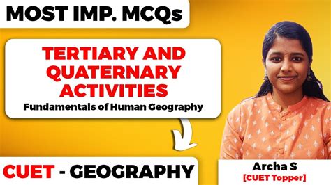 Tertiary And Quaternary Activities Class Geography Most Important