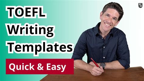 Toefl Writing Templates Quick And Easy Youtube