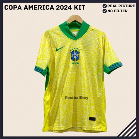 Jual JERSEY BAJU BOLA TIMNAS BRAZIL BRASIL HOME COPA AMERICA 2024